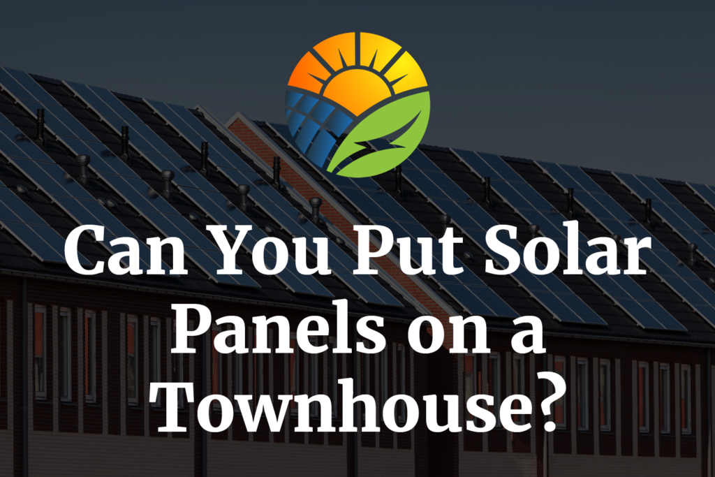 Can You Put Solar Panels on a Townhouse? – Pro Energy Advice